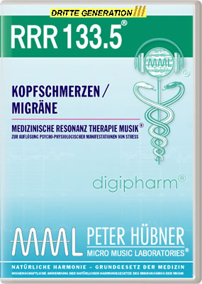 Peter Hübner - Medizinische Resonanz Therapie Musik<sup>®</sup> - RRR 133 Kopfschmerzen / Migräne Nr. 5