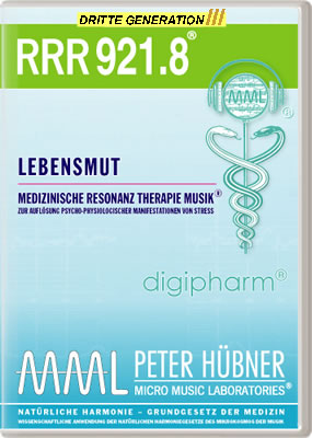 Peter Hübner - Medizinische Resonanz Therapie Musik<sup>®</sup> - RRR 921 Lebensmut Nr. 8
