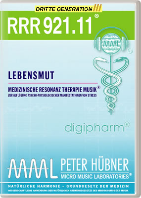 Peter Hübner - Medizinische Resonanz Therapie Musik<sup>®</sup> - RRR 921 Lebensmut Nr. 11