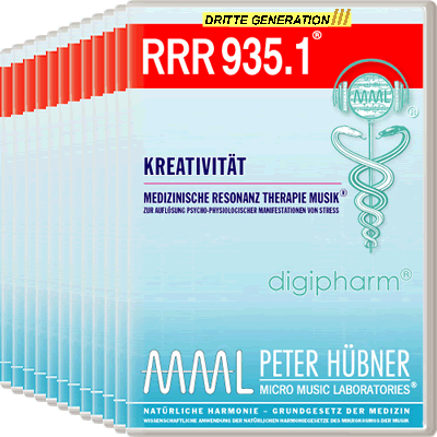Peter Hübner - Medizinische Resonanz Therapie Musik<sup>®</sup> - RRR 935 Kreativität Nr. 1-12