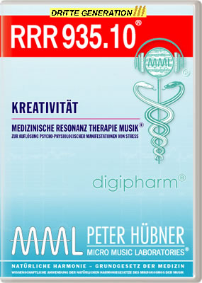 Peter Hübner - Medizinische Resonanz Therapie Musik<sup>®</sup> - RRR 935 Kreativität Nr. 10