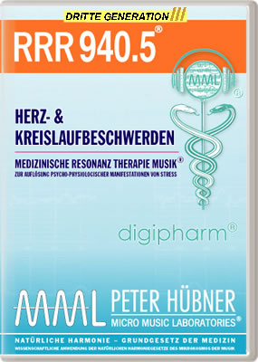 Peter Hübner - Medizinische Resonanz Therapie Musik<sup>®</sup> - RRR 940 Herz- und Kreislaufstörungen Nr. 5