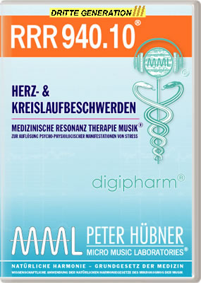 Peter Hübner - Medizinische Resonanz Therapie Musik<sup>®</sup> - RRR 940 Herz- und Kreislaufstörungen Nr. 10