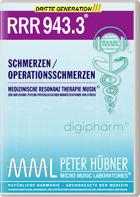 Peter Hübner - Medizinische Resonanz Therapie Musik<sup>®</sup> - RRR 943 Schmerzen / Operationsschmerzen Nr. 3