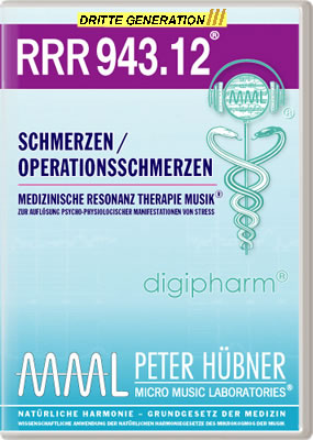 Peter Hübner - Medizinische Resonanz Therapie Musik<sup>®</sup> - RRR 943 Schmerzen / Operationsschmerzen Nr. 12