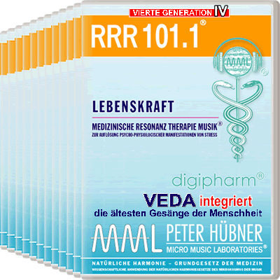 Peter Hübner - Medizinische Resonanz Therapie Musik<sup>®</sup> - RRR 101 Lebenskraft Nr. 1-12