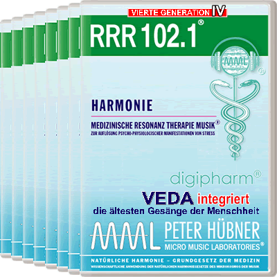 Peter Hübner - Medizinische Resonanz Therapie Musik<sup>®</sup> - RRR 102 Harmonie Nr. 1-8