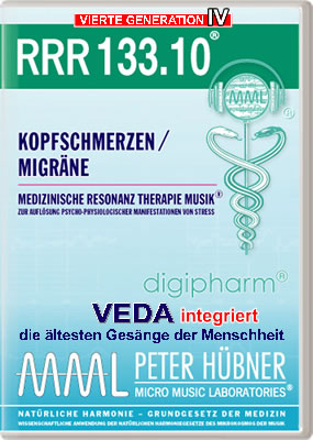 Peter Hübner - Medizinische Resonanz Therapie Musik<sup>®</sup> - RRR 133 Kopfschmerzen / Migräne • Nr. 10