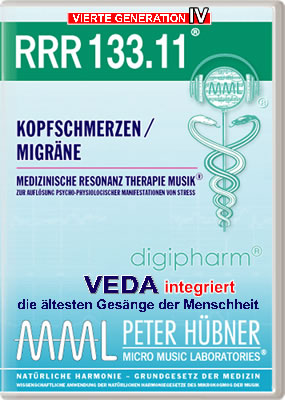 Peter Hübner - Medizinische Resonanz Therapie Musik<sup>®</sup> - RRR 133 Kopfschmerzen / Migräne • Nr. 11