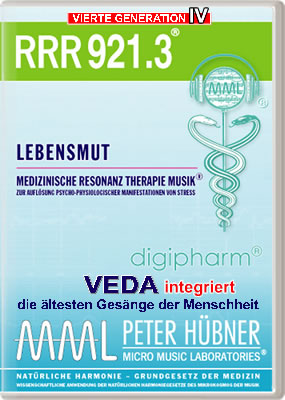 Peter Hübner - Medizinische Resonanz Therapie Musik<sup>®</sup> - RRR 921 Lebensmut • Nr. 3