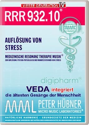 Peter Hübner - Medizinische Resonanz Therapie Musik<sup>®</sup> - RRR 932 Auflösung von Stress • Nr. 10