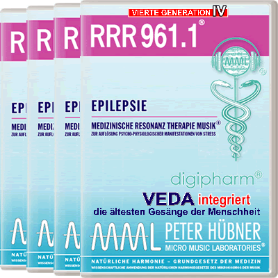 Peter Hübner - Medizinische Resonanz Therapie Musik<sup>®</sup> - RRR 961 Epilepsie Nr. 1-4