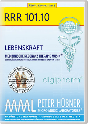 Peter Hübner - Medizinische Resonanz Therapie Musik<sup>®</sup> - LEBENSKRAFT<br>RRR 101 • Nr. 10