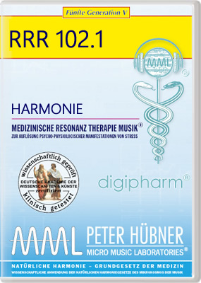 Peter Hübner - Medizinische Resonanz Therapie Musik<sup>®</sup> - HARMONIE<br>RRR 102 • Nr. 1
