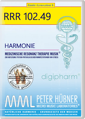 Peter Hübner - Medizinische Resonanz Therapie Musik<sup>®</sup> - HARMONIE<br>RRR 102 • Nr. 49
