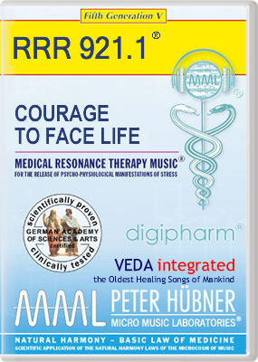 Peter Hübner - COURAGE TO FACE LIFE<br>RRR 921 • No. 1