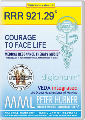 Peter Hübner - COURAGE TO FACE LIFE<br>RRR 921 • No. 29