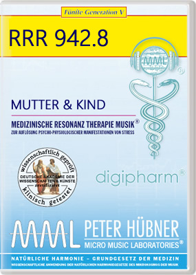 Peter Hübner - Medizinische Resonanz Therapie Musik<sup>®</sup> - MUTTER & KIND<br>RRR 942 • Nr. 8
